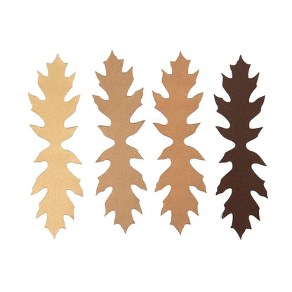 Pakke med 3D SilkLeaf Camouflage Blade, Lille (25 stk) - Brun