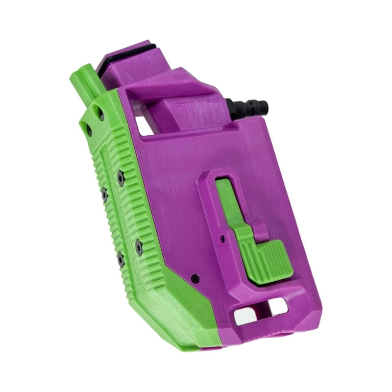 CTM Hi-Capa HPA M4 AEG Magasinadapter med 90° vinkel – Lilla/Grøn