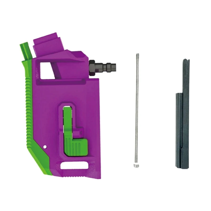 CTM Hi-Capa HPA M4 AEG Magasinadapter med 90° vinkel – Lilla/Grøn