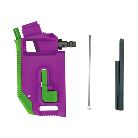 CTM Hi-Capa HPA M4 AEG Magasinadapter med 90° vinkel – Lilla/Grøn