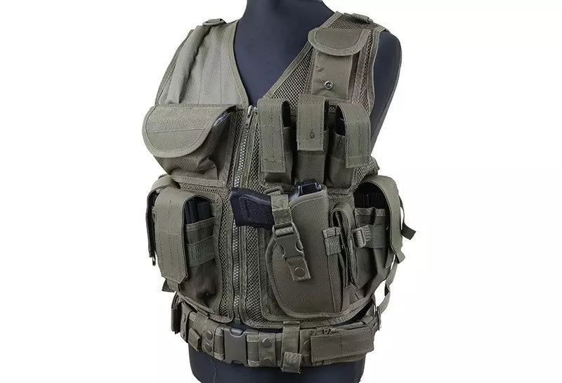KAM-39 TAKTISK VEST - OLIVEN