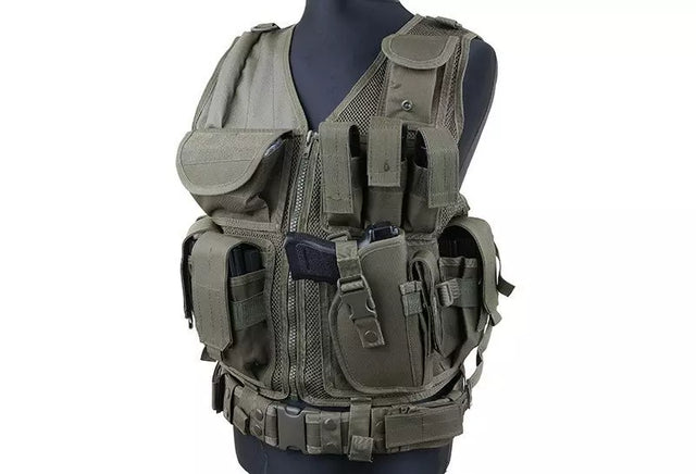 KAM-39 TAKTISK VEST - OLIVEN