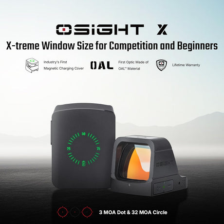 OLIGHT Osight X rødpunktsigte med magnetisk ladecover