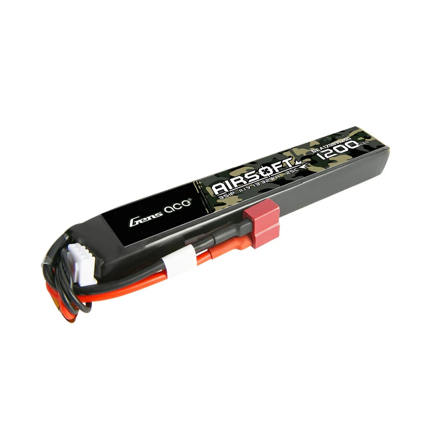 Gens ACE Li-Pol batteri 11,1V 1200mAh 25C, T-Dean, buffer stick