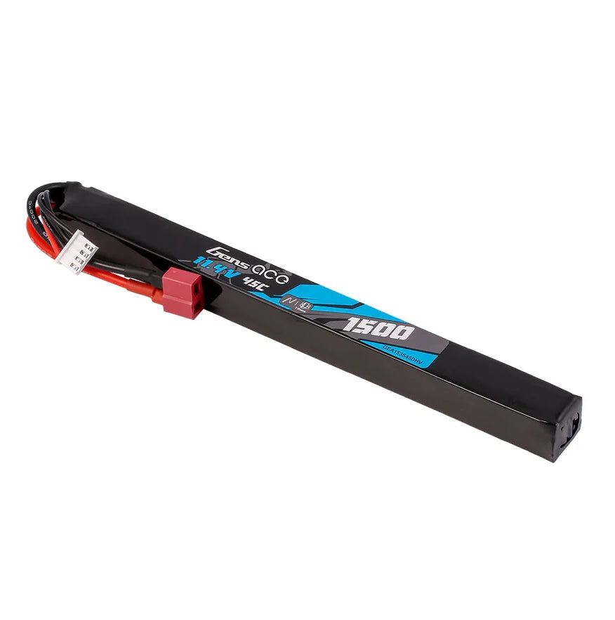 Gens ACE LiHV Li-Pol batteri 11,4V 1500mAh 45C, T-Dean, stick