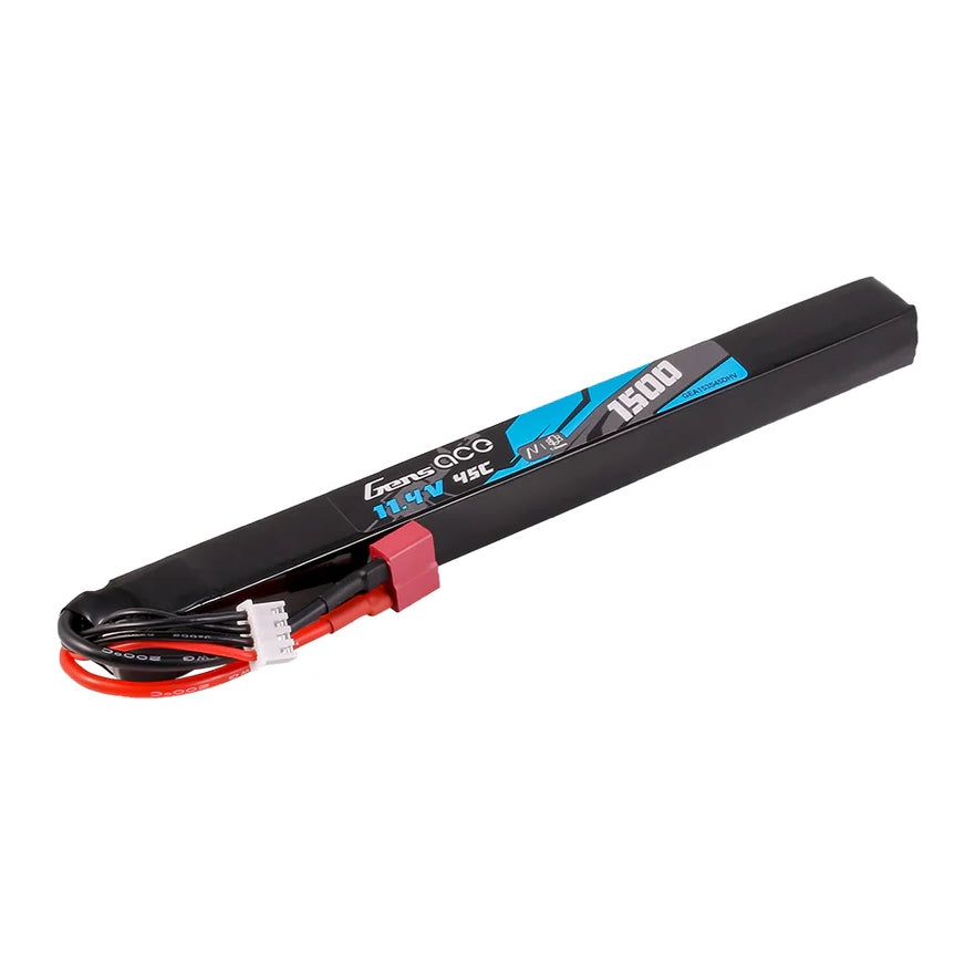 Gens ACE LiHV Li-Pol batteri 11,4V 1500mAh 45C, T-Dean, stick
