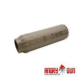 Angry Gun FLOW 556K lyddæmper i 3D-printet stål, 14 mm CCW