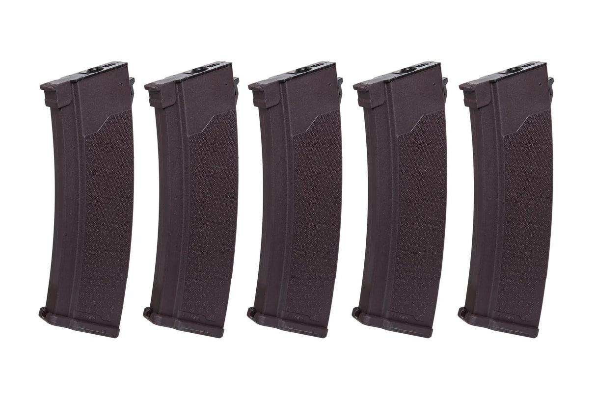 Set of 5 Hi-Cap S-Mag magazines for J-series 380 balls Plum