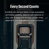 OLIGHT Osight K Red Dot Sight, RMSc Footprint