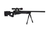 SA-S11 Sniper m/ Kikkert og Bipod 3 Joule - Sort