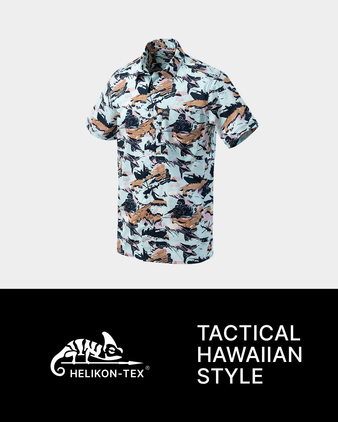HELIKON Hawaiian Shirt - Pacific