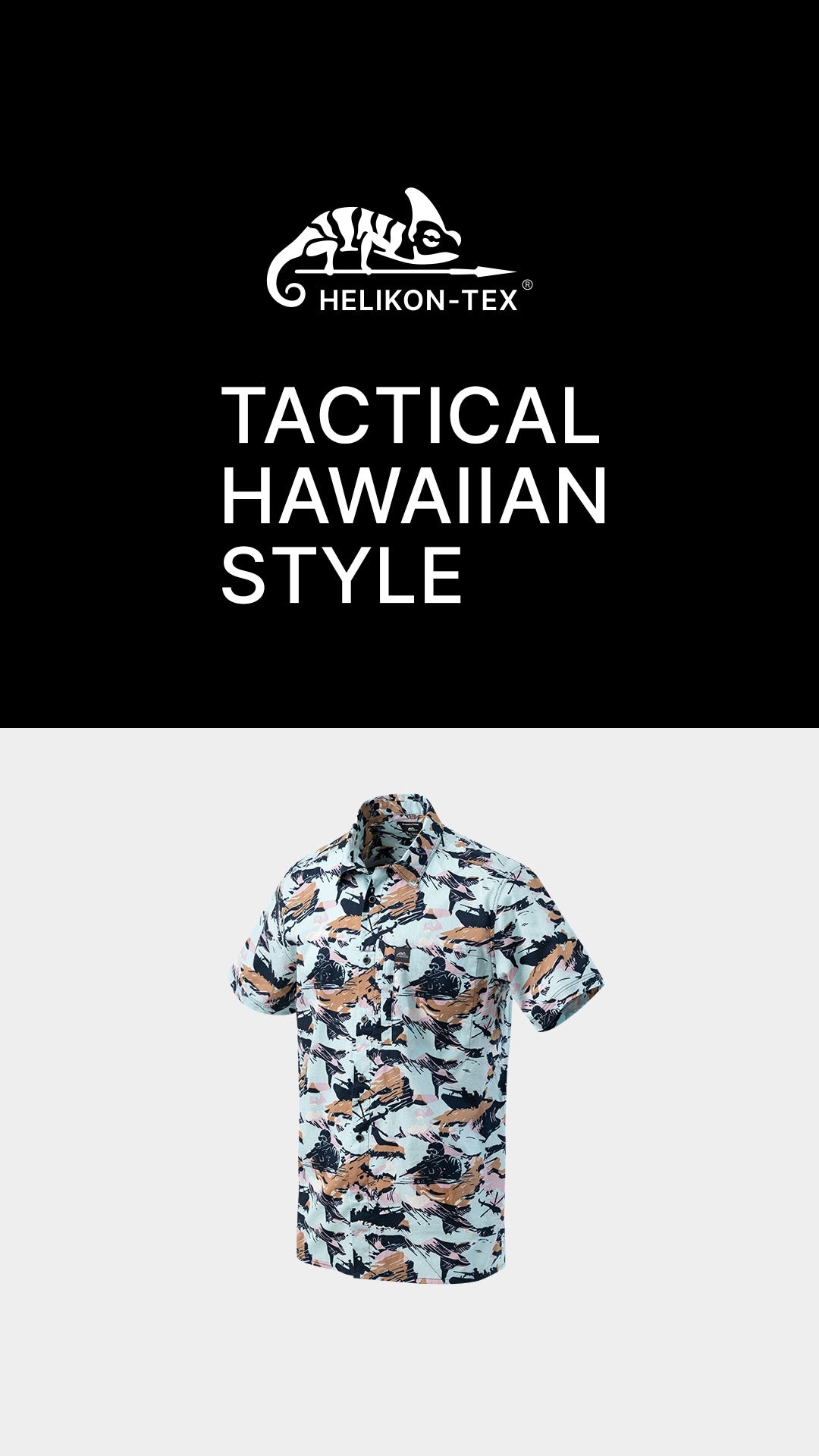 HELIKON Hawaiian Shirt - Pacific