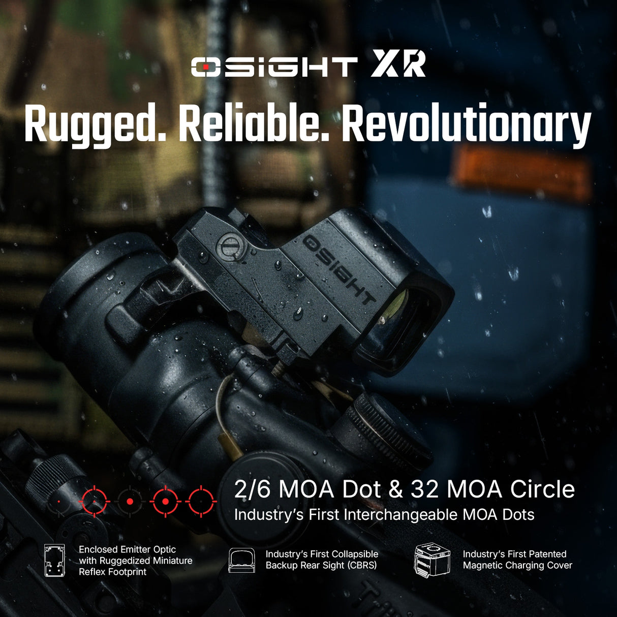 OLIGHT OSIGHT XR Red Dot Sight, RMR Footprint