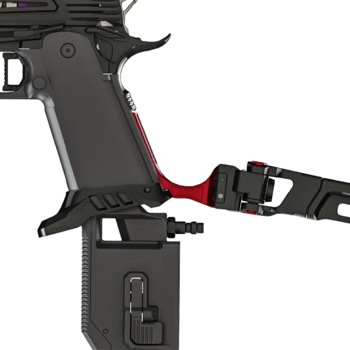 CTM CNC Hi-Capa UnderMount RIS Rail Stock Adapter