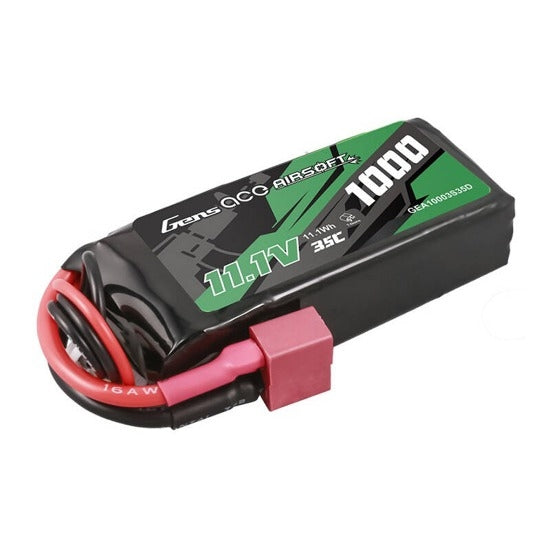 Gens ACE Li-Pol Battery 11.1V 1000mAh, 35C, T-Dean