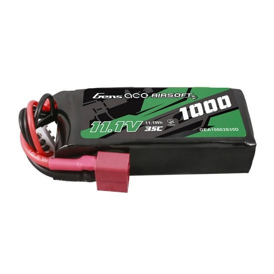 Gens ACE Li-Pol Battery 11.1V 1000mAh, 35C, T-Dean