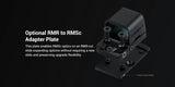 OLIGHT Osight SE Red Dot Sight (Green Dot), RMSc Footprint