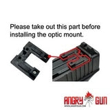 Angry Gun RMR / SRO OPF-G Red Dot Mount Plate for Marui G-Series 17 Gen5 MOS