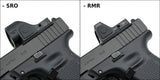 Angry Gun RMR / SRO OPF-G Red Dot Mount Plate for Marui G-Series 17 Gen5 MOS