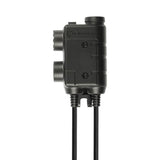 M56 DUALCOMM PTT, Kenwood / Baofeng 2-pin Connector