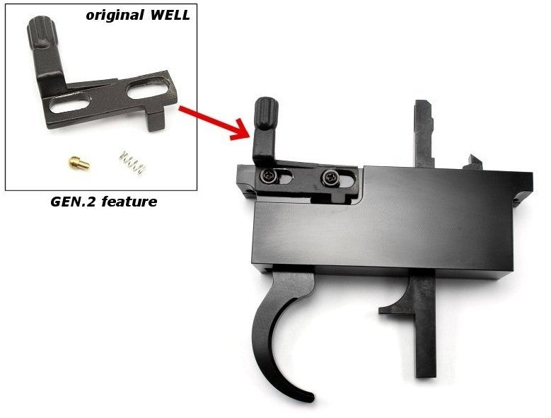 AirsoftPro CNC Trigger Box L96 / MB-01 Gen. 2