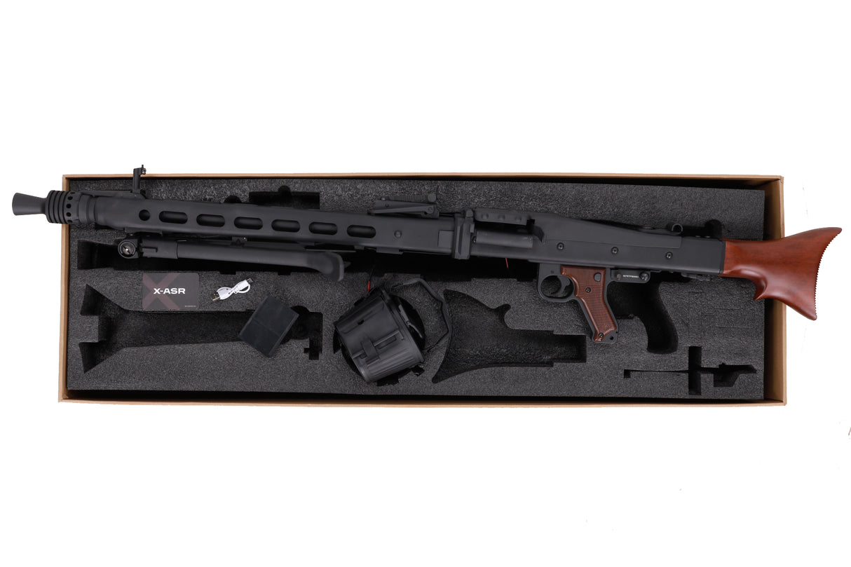 Specna Arms MG42 RETRO AEG med X-ASR MOSFET og Tracer