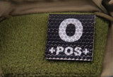 IR PATCH - O POS BLOOD TYPE