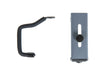 Hook with panel mount for wall Specna Arms Grey