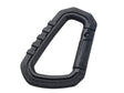 Karabinhage 8cm - sort