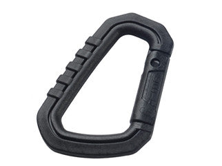 Karabinhage 8cm - sort