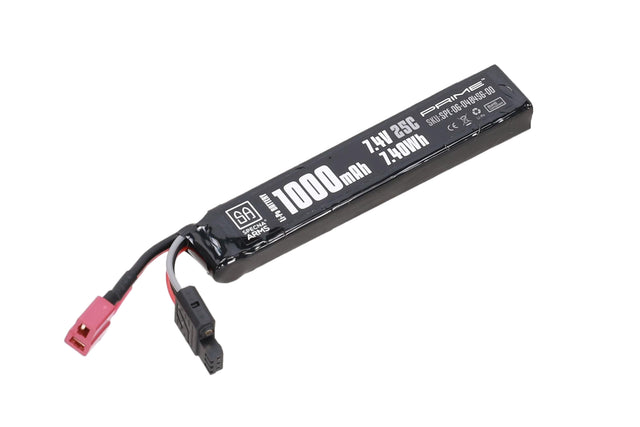 Specna Arms PRIME x Gens Ace 7.4V 1000mAh 25C LiPo battery with T-Deans G-Tech connector