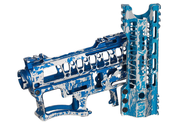 Specna Arms x Mancraft CNC Speedsoft Splash Anodised kit for M4/M16 replicas Blue