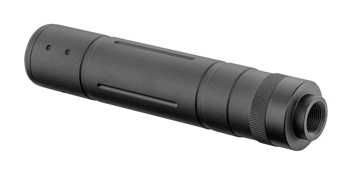 Universal silencer 14mm black 150mm