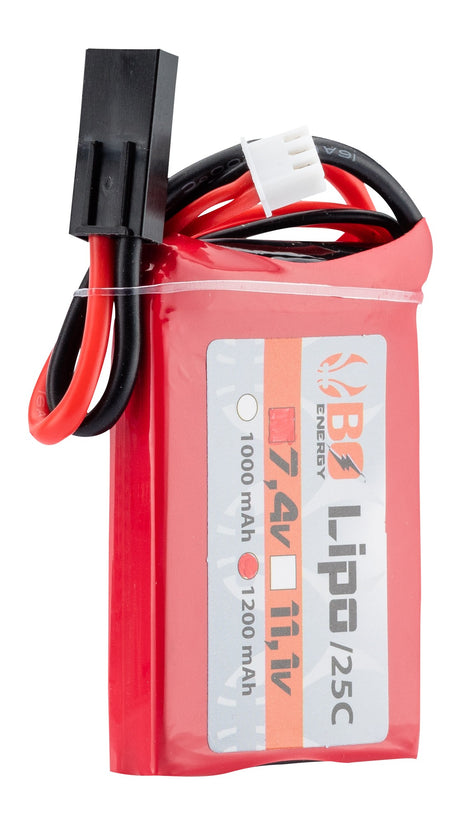 1 stick 2S 7.4V 1200mAh 25C Lipo battery Peq