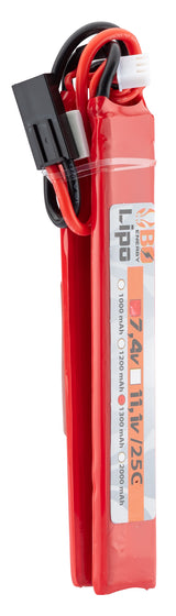 2 sticks 2S 7.4V 1300mAh 25C Lipo battery