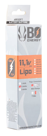 2 sticks 3S 11.1V 1300mAh 25C Lipo battery