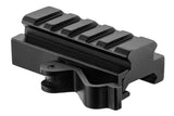 5 slot QD Picatinny rail riser