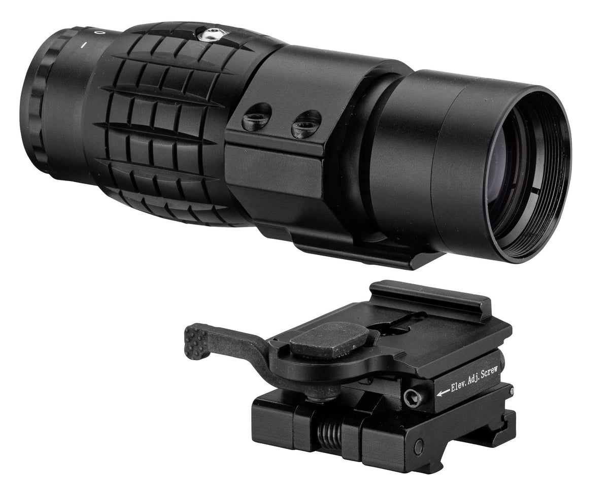 1-3X Magnifier with flip-side mount