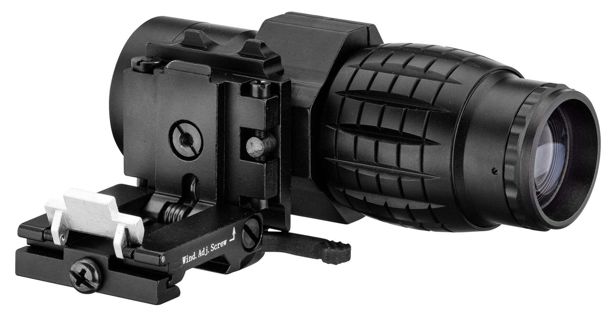 1-3X Magnifier with flip-side mount