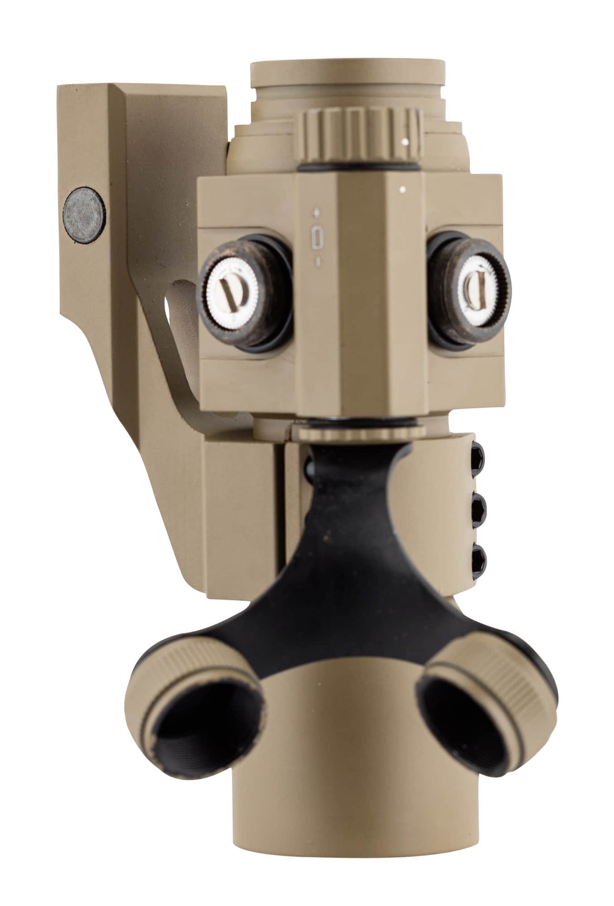 Red and Green Dot scope with Cantilever Mount tan