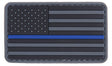 US Flag Blue line PVC Patch