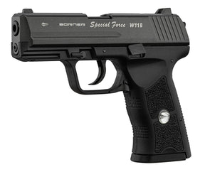 CO2 BORNER W118 Blowback cal. 177 Steel BBS pistol