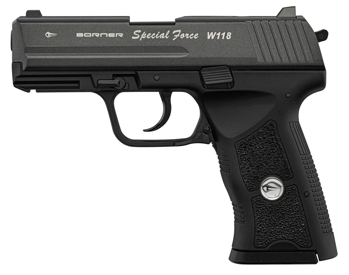 CO2 BORNER W118 Blowback cal. 177 Steel BBS pistol