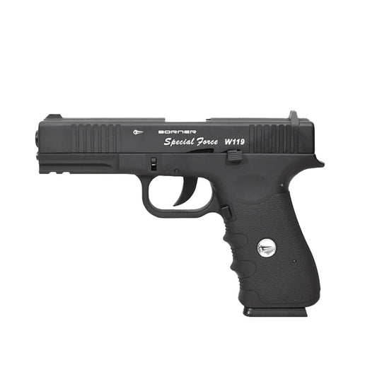 Borner W119 semi-automatisk trykluftpistol kaliber 4,5 mm