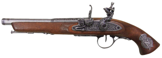 Dekorativ Replika af 18. århundredes flintlås Pistol