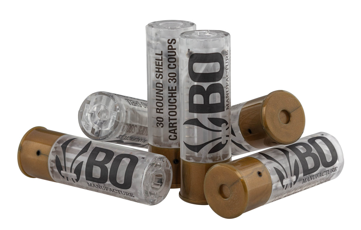 Pack of 6 cartridges for BO/FABARM clear airsoft shotgun