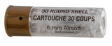 Pack of 6 cartridges for BO/FABARM clear airsoft shotgun