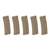 5 Stks 125 Skuds S-Mag Mid-Cap Magasiner - Tan