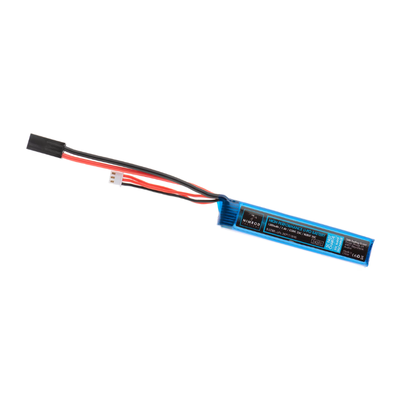 Nimrod LiPo 7.4V 1300mAh 25C Stock Tube Type
