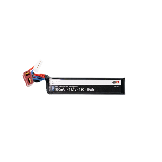 11.1V Li-Po Battery 900mAh 15C, 1 Stick, T-Plug